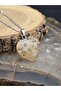 Rutilated Quartz Heart Pendant with Non Tarnish Steel Chain - 2