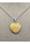 Heart Necklace - Citrine Abundance Tarnish-Free Chain - 3