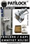 Safety Lock for Sliding Windows and Doors.Burglar Lock Child Safety Lock. - 2