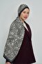 Ed - Paisley Collection Hüma Shawl - Black / White - 3