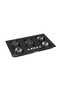 5 Burner Glass Stove, Cast Iron Pan Support, Auto Ignition, Metal Knob|8 MM Thickness Glass|GGC31011 - 6