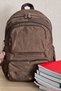 Unisex Dark Brown Backpack School Bag Laptop Travel Bag Waterproof Sports Bag 40X30Cm - 4