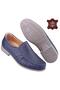 Genuine Leather Orthopedic Perforated Men's Casual Shoes DTC0288-2 - 3