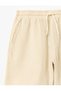 Muslin Cotton Pocket Detailed Lace-Up Waist Chino Shorts - 5