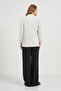 Women's Office Style Double Breasted Lapel Blazer White Jacket - 5