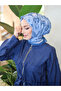 وشاح قطني مستورد بنمط لونا