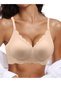 Stitch-Free No-Wire Removable Padded Laser Cut Non-Marking Invisible Bra - 3