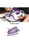 800W Steam Iron with Foldable Handle, Non-Stick Coating Plate & Adjustable Thermostat-GSI7805 - 2