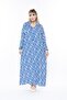 Women's Long Sleeve Plus Size Woven Summer Long Sleeve Dress - 6