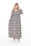 Women's Long Sleeve Plus Size Summer Woven Dress - 5