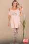 Viscose Zebra Print Capris Suspenders Shoulder Detail Short Sleeve Comfortable Cut Capris Pajamas Set 12076 - 2