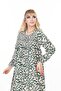 Women's Long Sleeve Plus Size Summer Woven Dress - 7