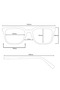 Blaze Red Bone Frame Vintage Retro Unisex Sunglasses - 3
