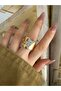 Vip Series - Large Star Zircon Stone Women's Ring with Adjustable Bottom - 2
