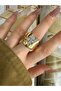 Vip Series - Large Star Zircon Stone Women's Ring with Adjustable Bottom - 3
