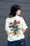 Pokemon Special Design New Season Front/Back Printed Oversize Beige T-Shirt -Mingalondon