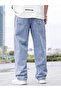 Men's Casual Baggy Denim Jeans Pants - 4