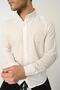 Linen White Men's Shirt - 2
