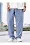 Men's Casual Baggy Denim Jeans Pants - 2