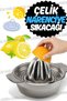 Stainless Steel Lemon Pomegranate Squeezer Ergonomic Design Core Filter Durable and Easy to Clean