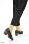 Women's Genuine Leather Optopedic Low Heeled Classic Shoes M26Ya3775 - 5