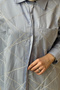Fuat Gürşen Cross Sequin Stitched Cotton Shirt - 4