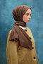 Bamboo Kraş Shawl - Bitter Brown - 3