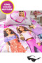 Taç Licensed Barbie Shine Cotton Single Duvet Cover Set with Gift - 2