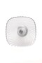 Silver Footed Square Glass Presentation Bowl, Wrapping, Stuffing, Salad, Fruit, and Cake Presentation Stand, Dowry Bowl - 5