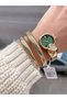 Steel Cord Stone Detail Snake Model Women's Wristwatch with 2 Years Warranty 3 Atm Waterproof - 6