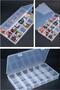 18 Compartments Transparent Necklace Ring Jewelry Box, Sewing Box, Organizer, Drawer Organizer