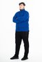Plus Size Men's Judge Collar Narrow Leg Cobalt Tracksuit Set