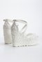 Women's High Wedge Heeled 12 Cm Wedding Dress Evening Dress Shoes - 3