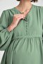 Pregnant Jessica Fabric Tunic with Front Opening Button Detail (breastfeeding) - 3