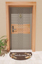 Modern Digital Doormat Brown Floral Welcome Door Front Mat - 3