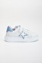 Boy's Sports Shoes Blue Velcro Star Model Stitched Sole - 2