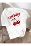 تيشيرت Cherry - Enjoy مطبوع بياقة دائرية وأكمام قصيرة - 2