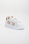 Girl's Sports Shoes Orange Butterfly Model Stitched Sole - 3