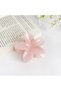 6Pcs Lotus Hair Scrunchies Frosted Color - 6 cm Medium Size - Lightweight and Durable - 4