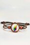 Victory Symbol Wooden Bracelet