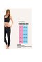 Women's Black Slimming Sports Tights Full Lycra Thermal Diving Fabric with Side Tulle Features - 3