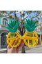 Tropical Hawaiian Pineapple Shaped Party Glasses 9.5 X 14 cm (4887) Mchd-Rsgo34 - 4
