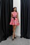 Colorful Patterned Black Belted Dress - 3