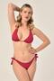 Aquaviva Women's Cherry Halter Neck Triangle Bikini Set - 3