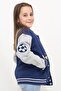 Unisex Oversize Girls, Boys College Jacket 8005