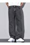 Men's Baggy Fit Acid Wash Jeans - 4