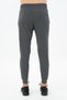 Regular Men's Ribbed Leg Anthracite Melange Sweatpants - 2
