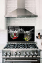 Yellow Red Pepper Glass Stove Back Protector, Heat Resistant, Countertop Built-In and Kitchen Protection