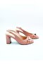 Women's Genuine Leather Heeled Shoes - 2