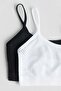 2-pack seamless jersey tops - 2
